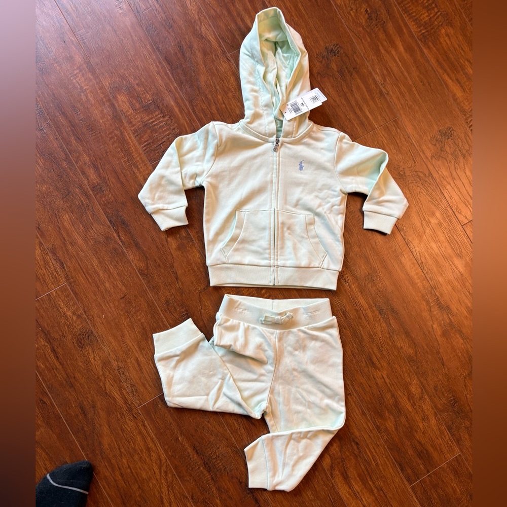 Ralph Lauren Light Green Hoodie